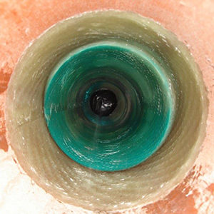 Inside Image of a Pipe Needing Spot Repairs