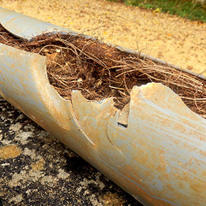 Image of a Broken Pipe to be Replaced with an Epoxy Pipe Lining